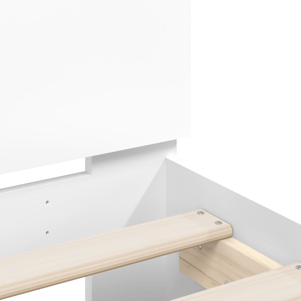 Modern Wooden Super King Size 1.8m Bed Frame Base With Headboard Wood Beds