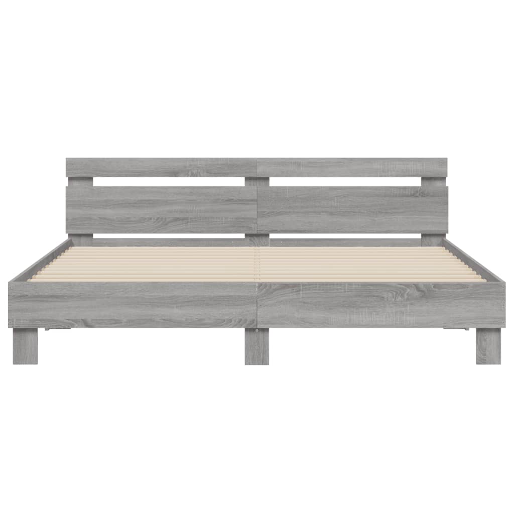 Modern Wooden Super King Size 1.8m Bed Frame Base With Headboard Wood Beds