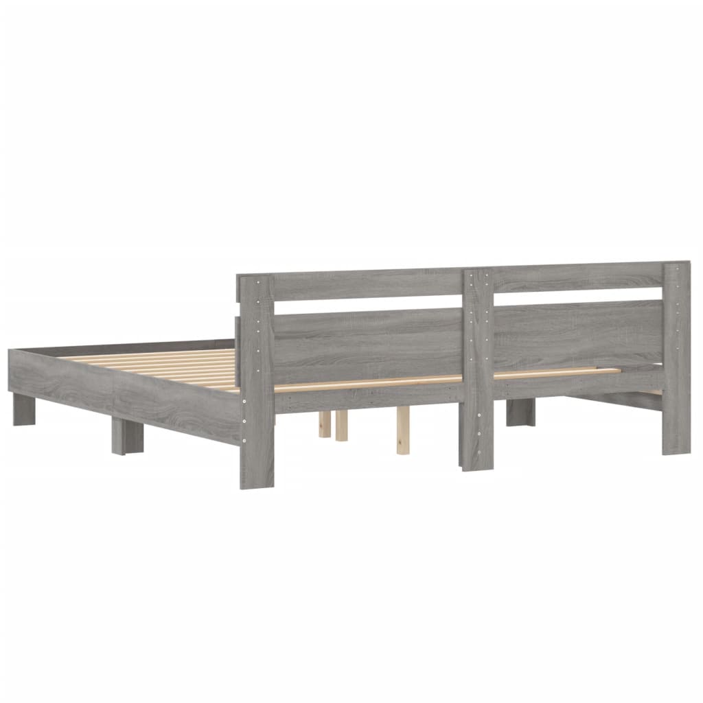 Modern Wooden Super King Size 1.8m Bed Frame Base With Headboard Wood Beds