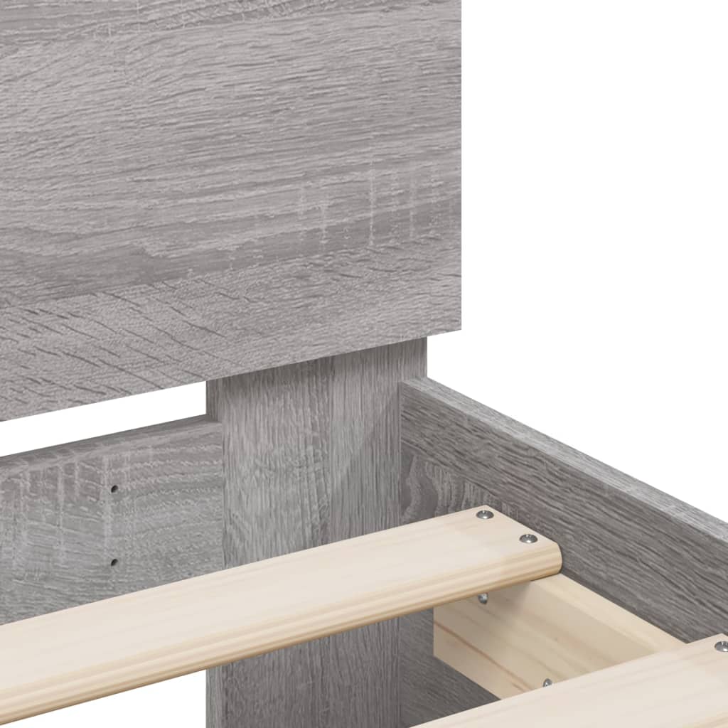 Modern Wooden Super King Size 1.8m Bed Frame Base With Headboard Wood Beds