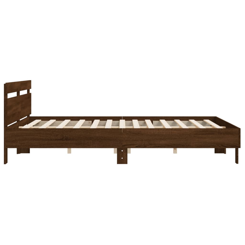 Modern Wooden Super King Size 1.8m Bed Frame Base With Headboard Wood Beds