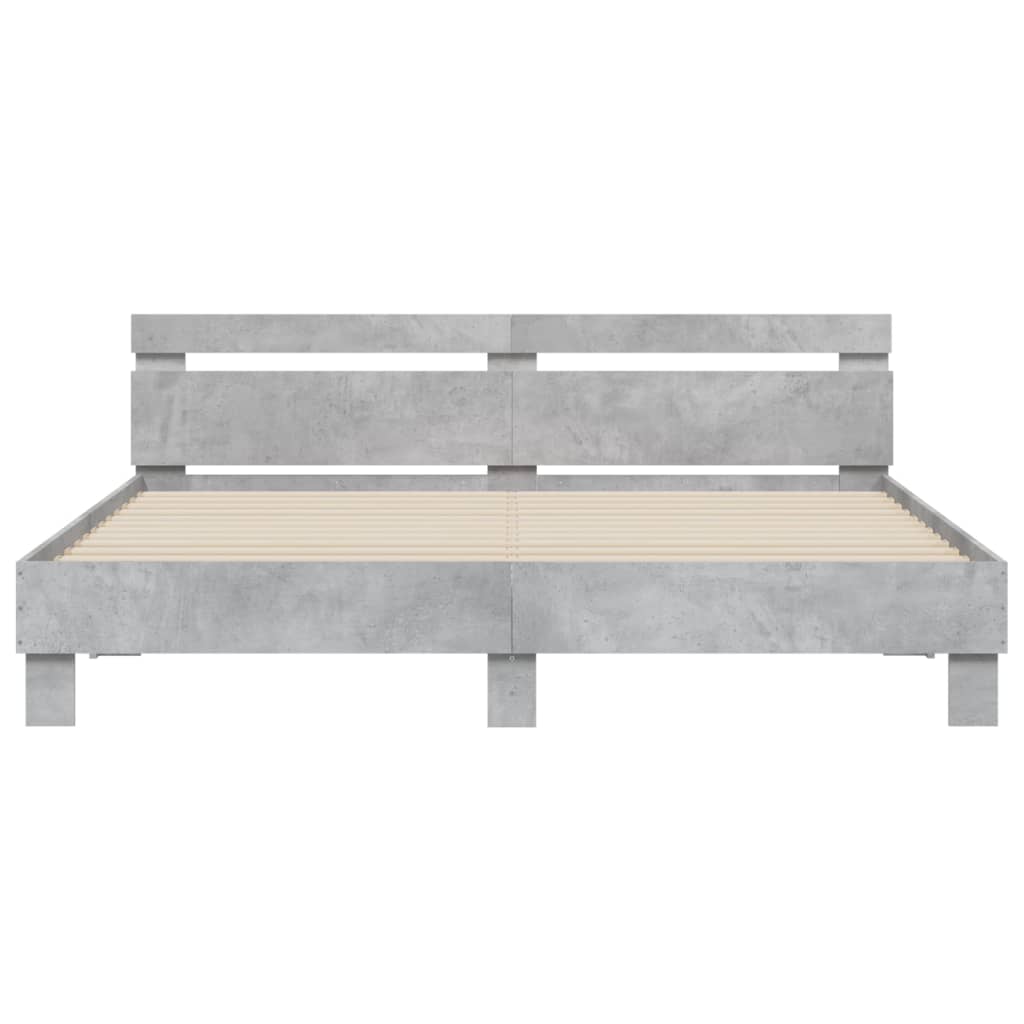 Modern Wooden Queen Size 1.6m Bed Frame Base With Headboard Wood Beds