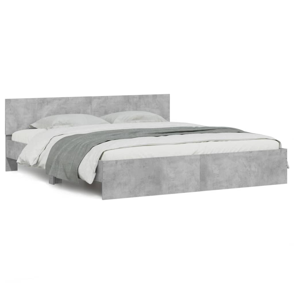 Modern Wooden Emperor Size 2m Bed Frame Base With Headboard Wood Beds