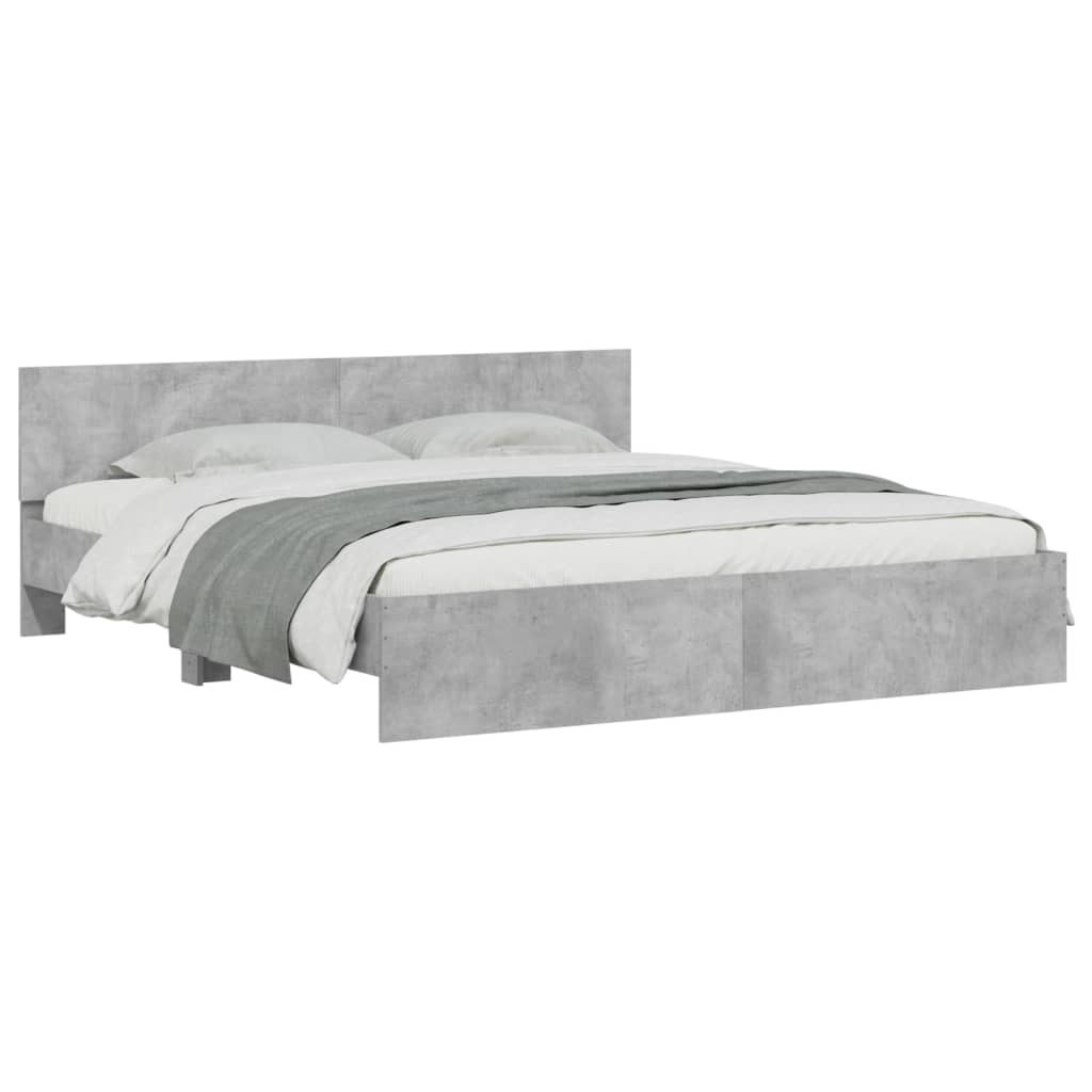 Modern Wooden Emperor Size 2m Bed Frame Base With Headboard Wood Beds