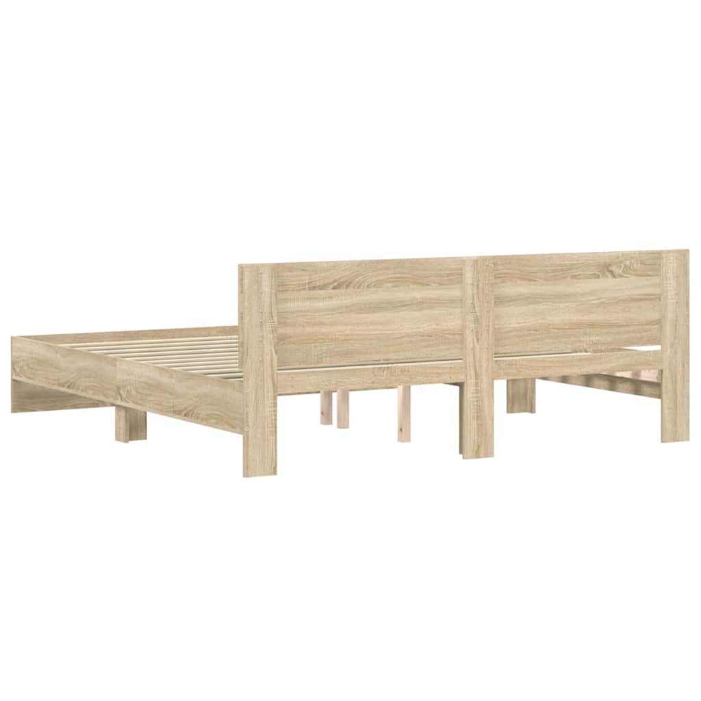 Modern Wooden Super King Size 1.8m Bed Frame Base With Headboard Wood Beds