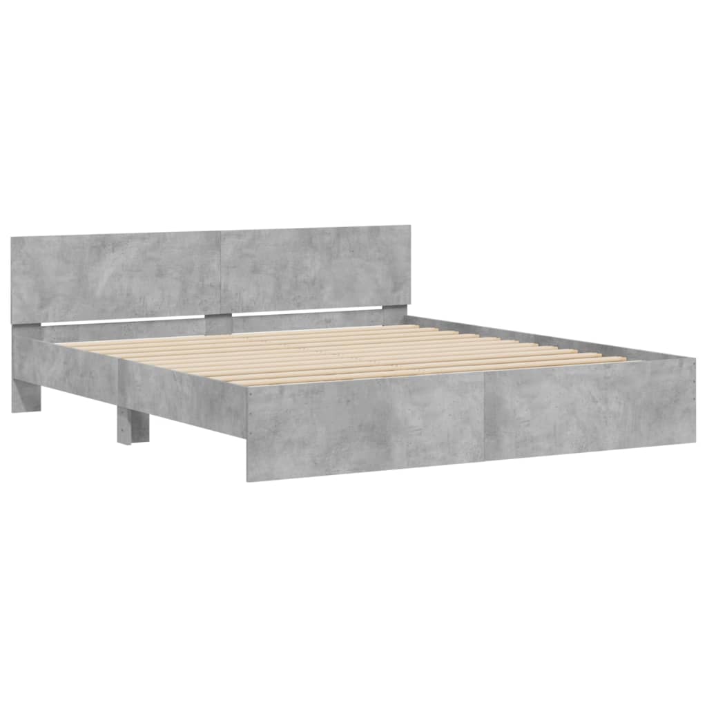 Modern Wooden Super King Size 1.8m Bed Frame Base With Headboard Wood Beds