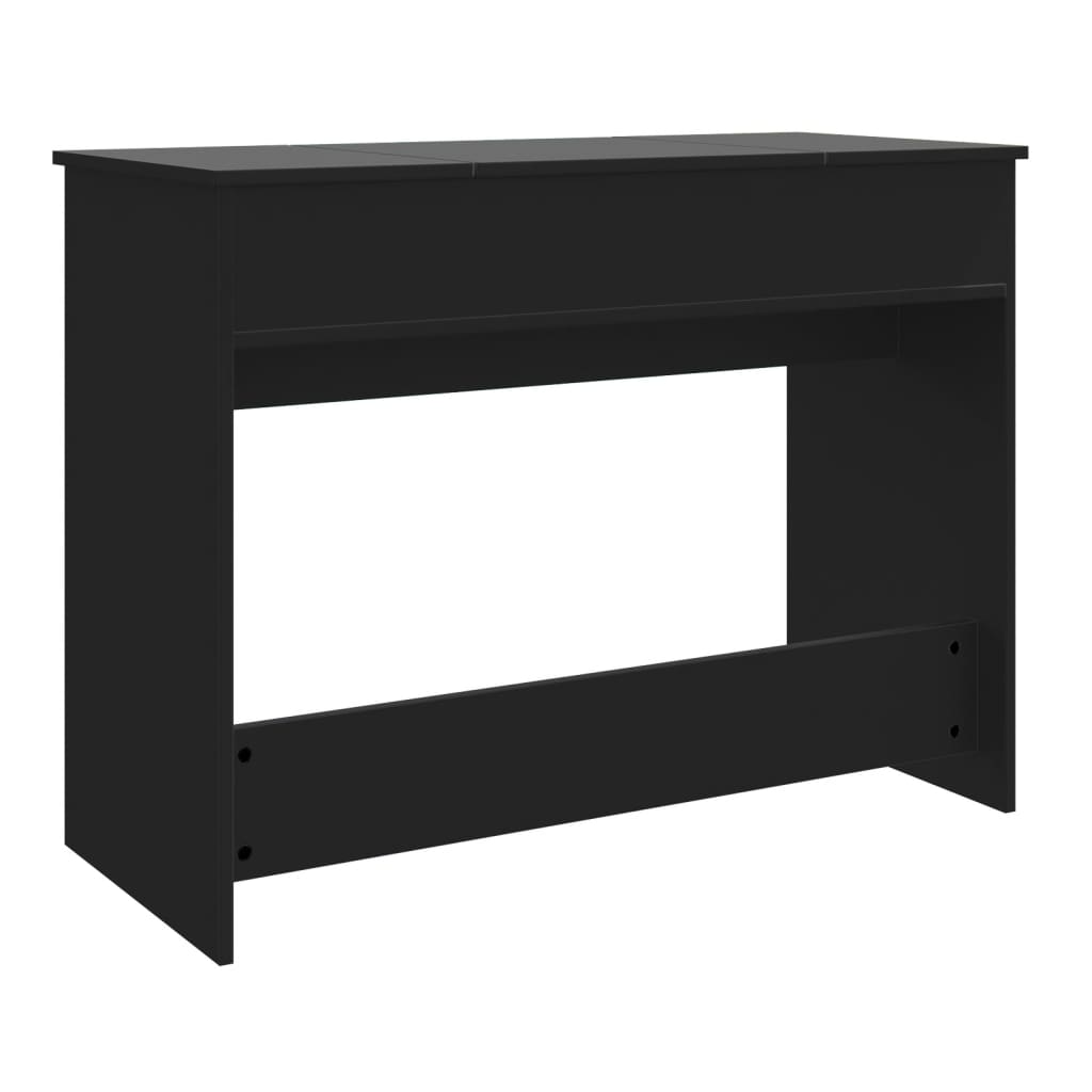 Modern Wooden Dressing Table Makeup Vanity Desk With Drawers & Pull Up Mirror
