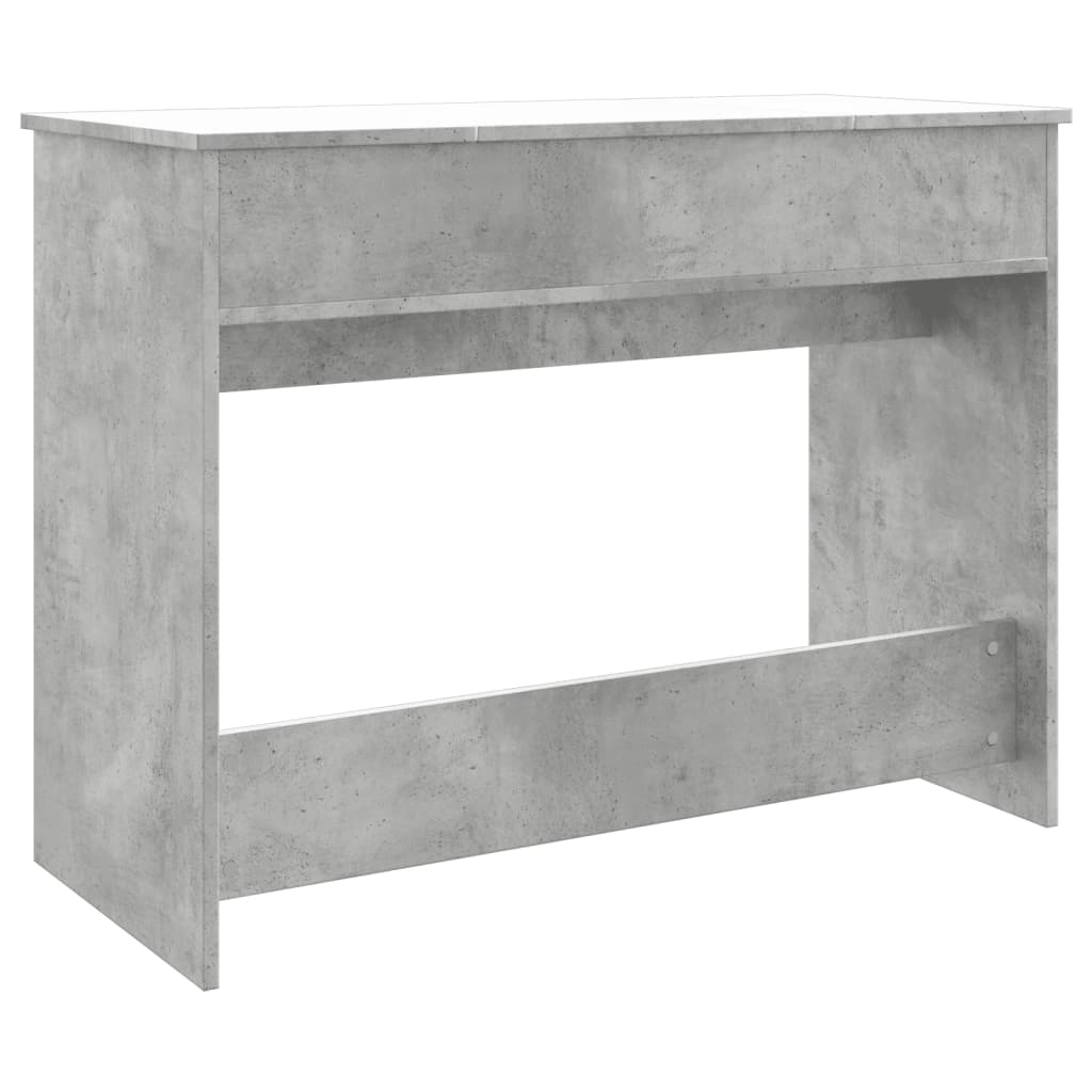 Modern Wooden Dressing Table Makeup Vanity Desk With Drawers & Pull Up Mirror