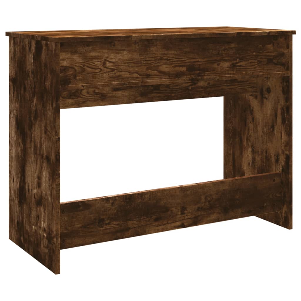 Modern Wooden Dressing Table Makeup Vanity Desk With Drawers & Pull Up Mirror
