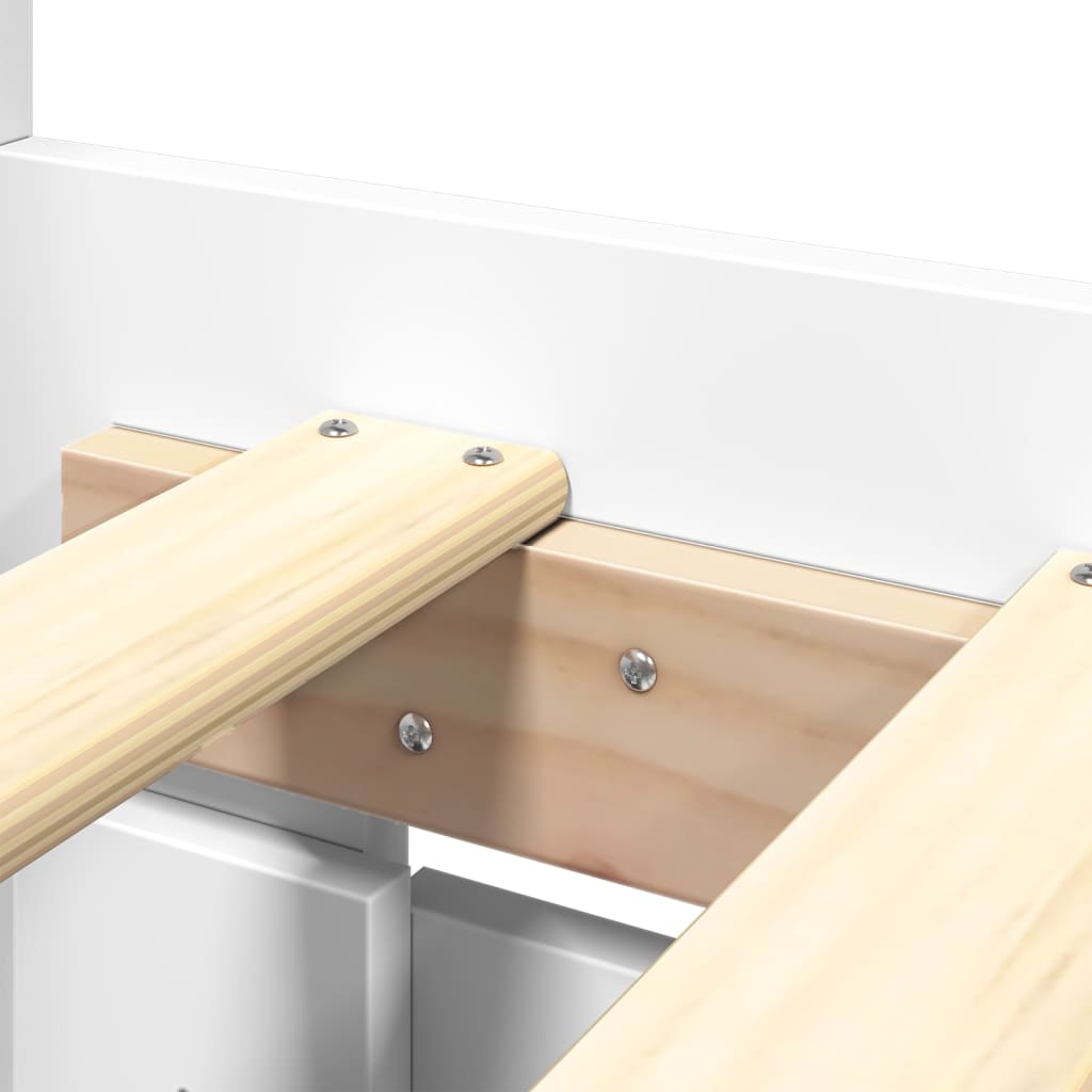Modern Wooden Super King Size 180cm Bed Frame Base With Headboard & Drawers