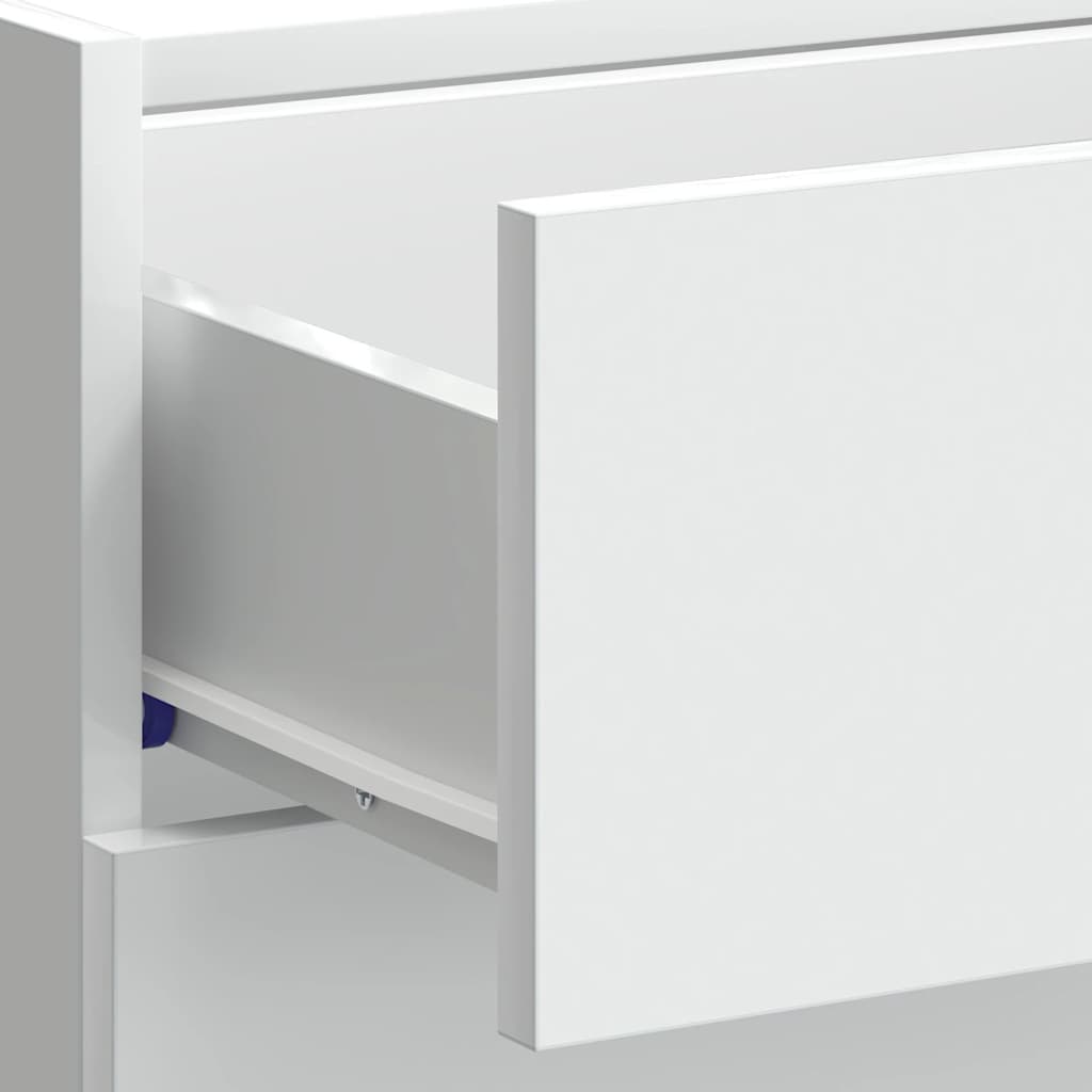 Kitchen Base Cabinet Lyon White Engineered Wood