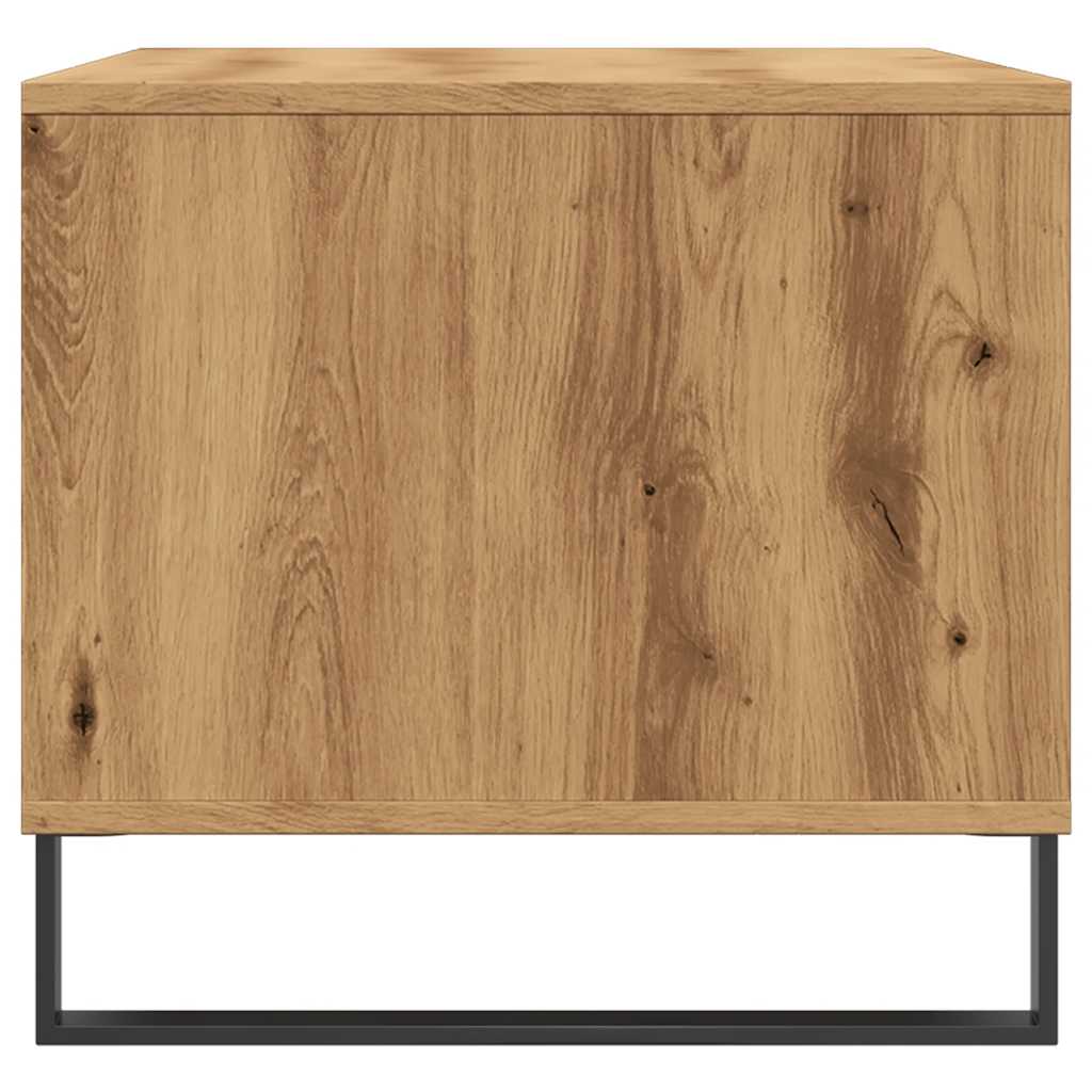 Modern Wooden Living Room Coffee Table With Open Storage & Drawer Wood