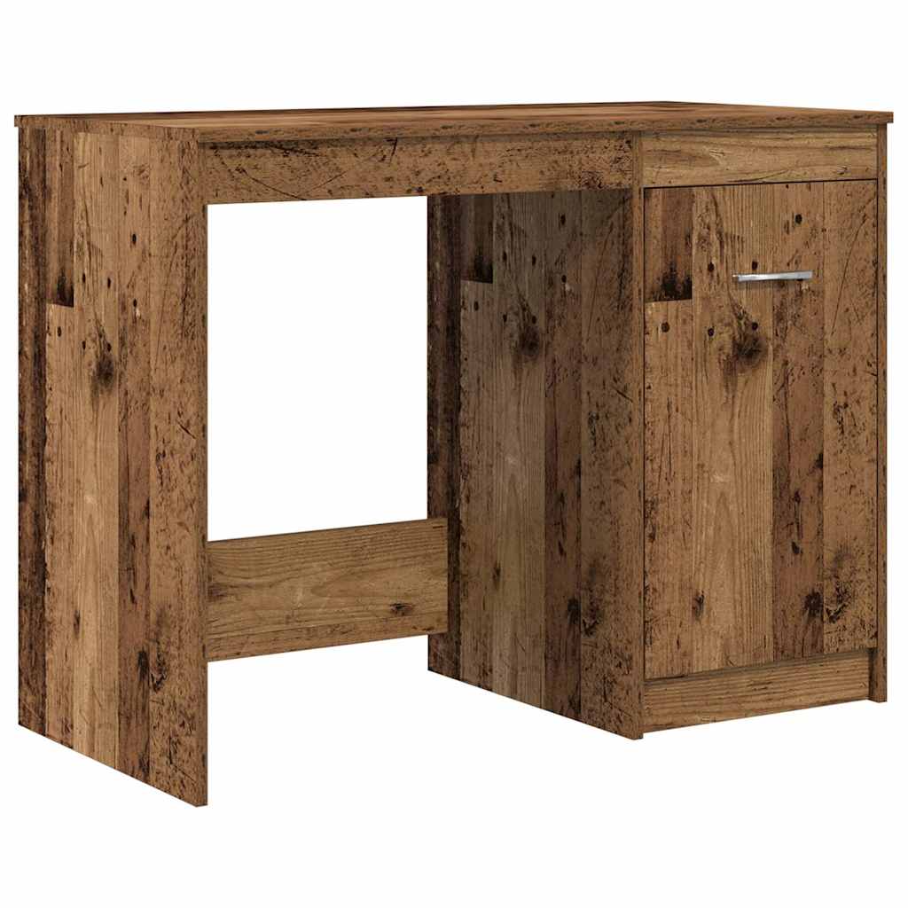Modern Wooden Large Home Office Computer Writing Desk With 3 Drawers Cupboard