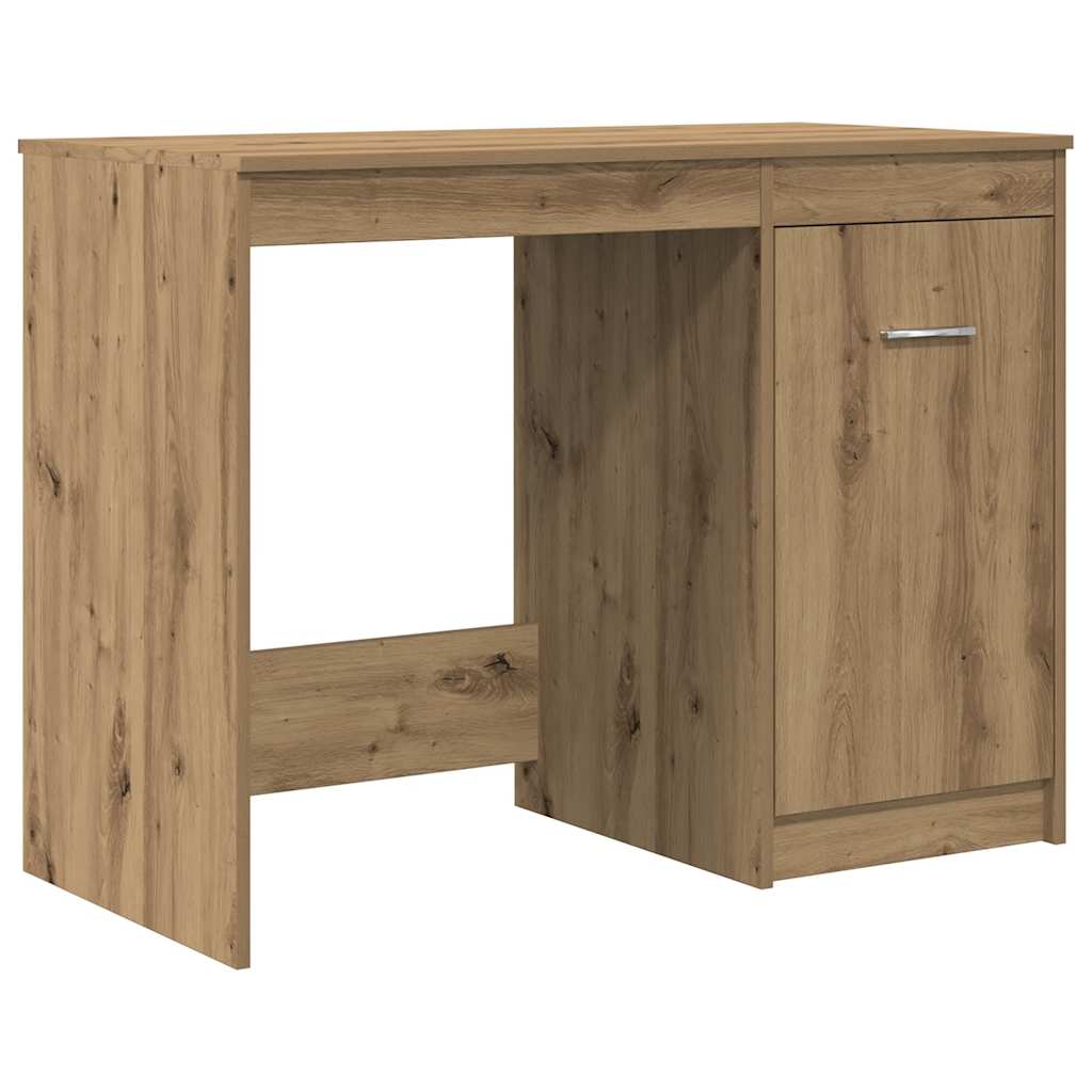 Modern Wooden Large Home Office Computer Writing Desk With 3 Drawers Cupboard