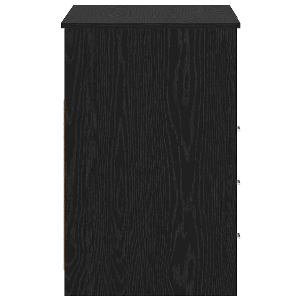 Modern Wooden Large Home Office Computer Writing Desk With 3 Drawers Cupboard