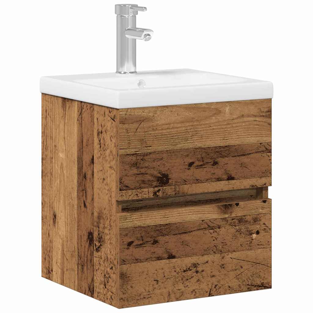Sink Cabinet Black oak 41 x 39 x 62 cm Engineered wood