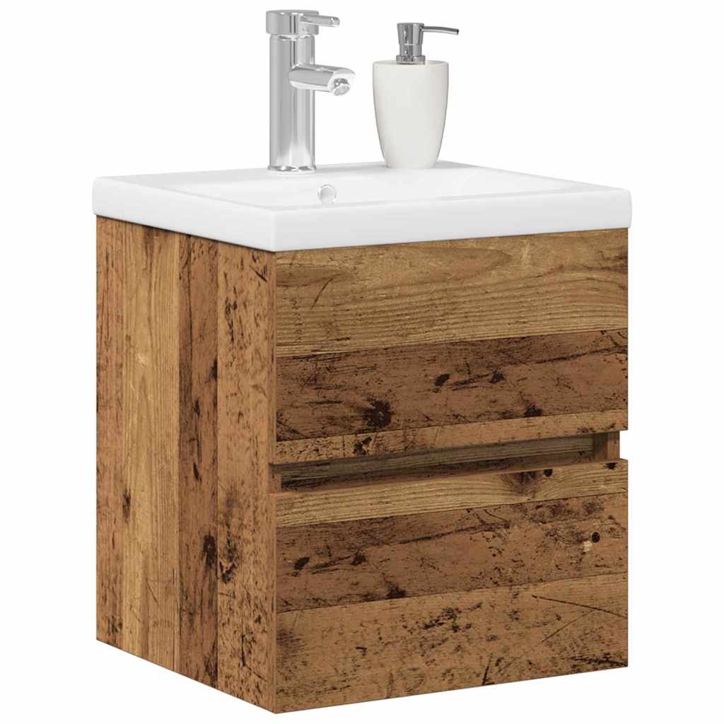 Sink Cabinet Black oak 41 x 39 x 62 cm Engineered wood