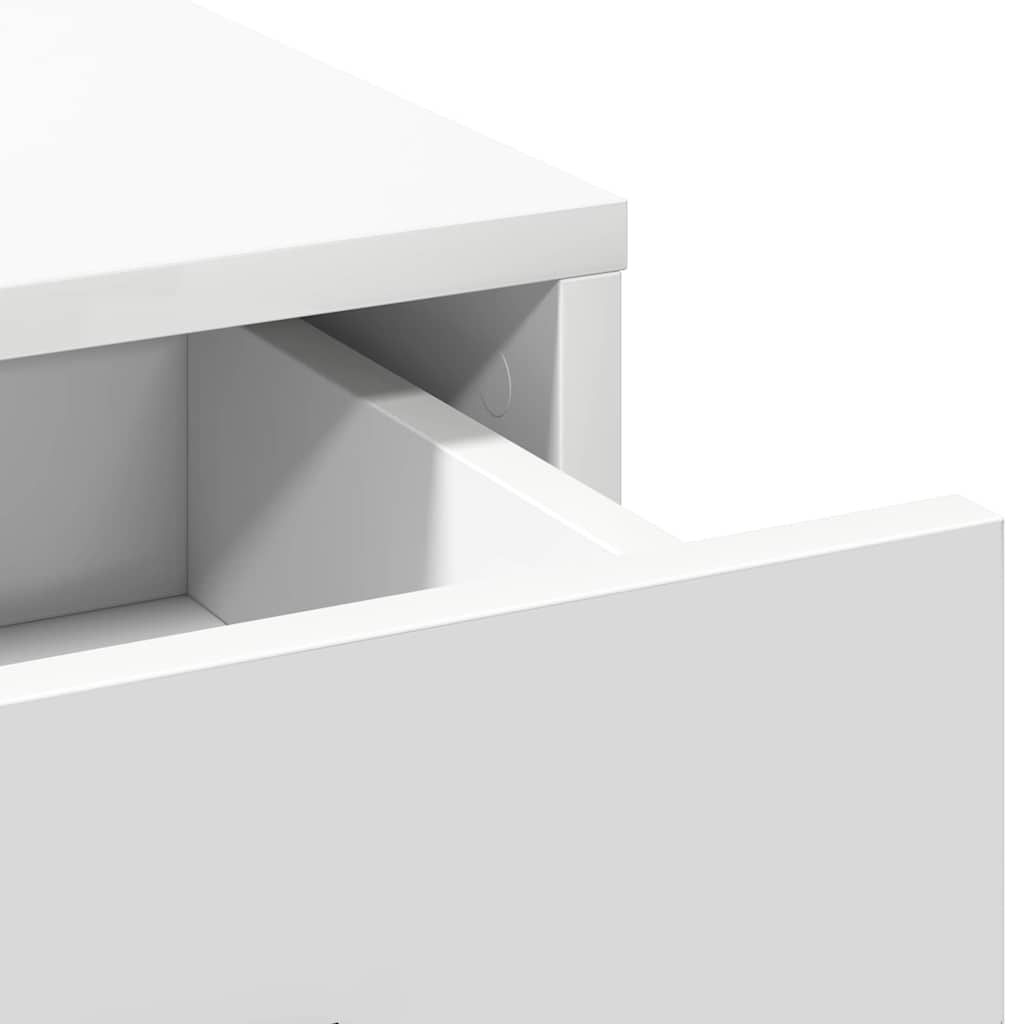 Dressing Table 2 pcs White 78.5 x 41 x 135 cm Engineered wood