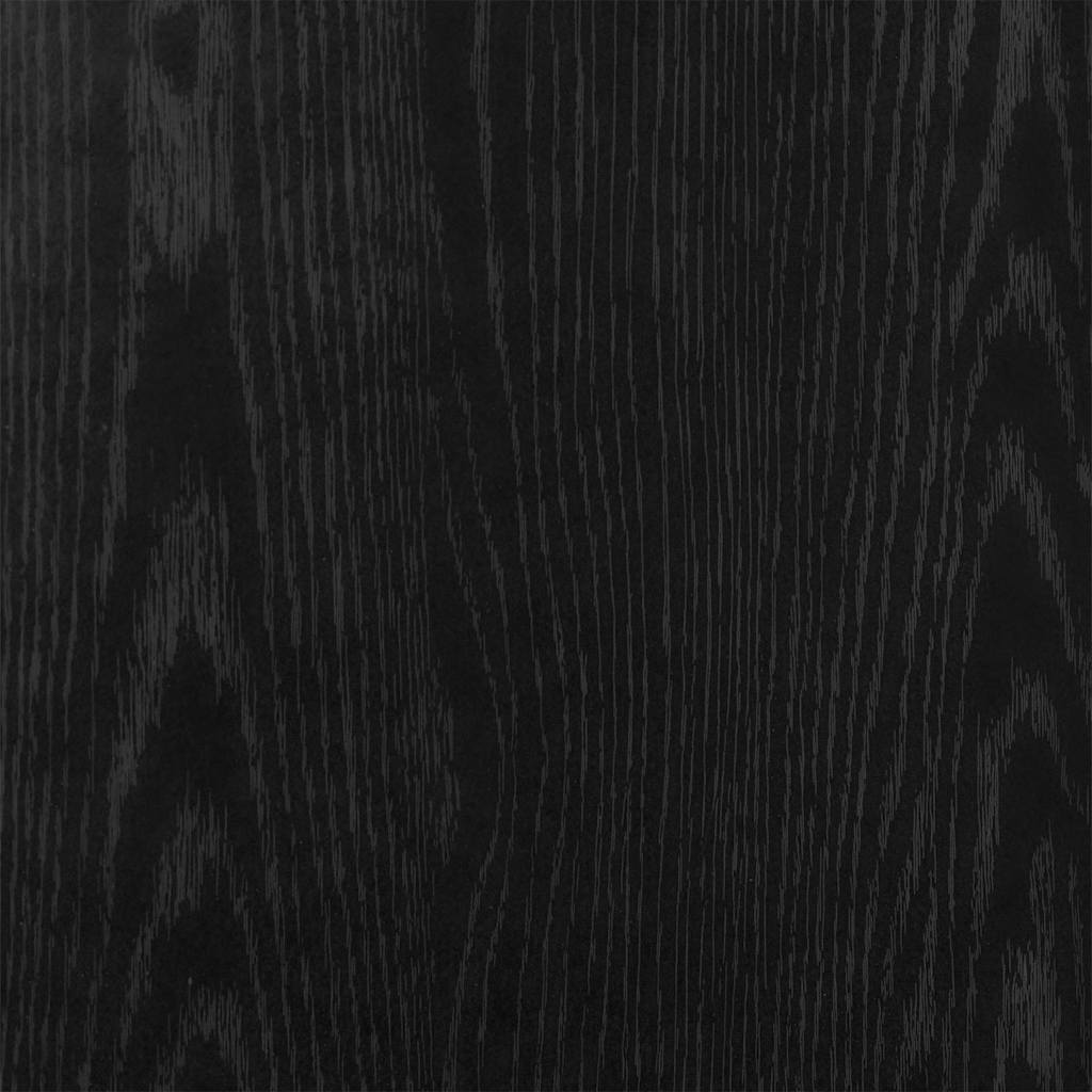 Desk with Drawer Black oak 100 x 50 x 76 cm Engineered wood