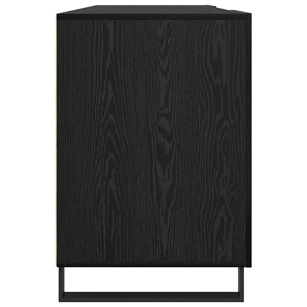 Modern Wooden Home Office Computer Table Desk With 2 Storage Cupboards Wood