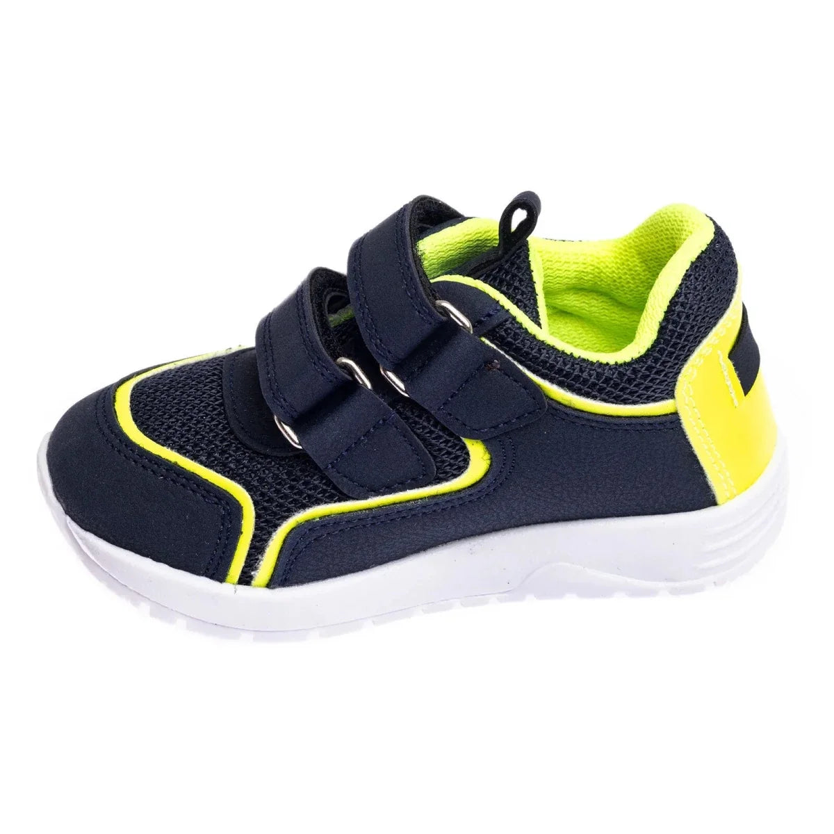 HelloBaby Touch-Fastening Faux Leather Baby Trainers