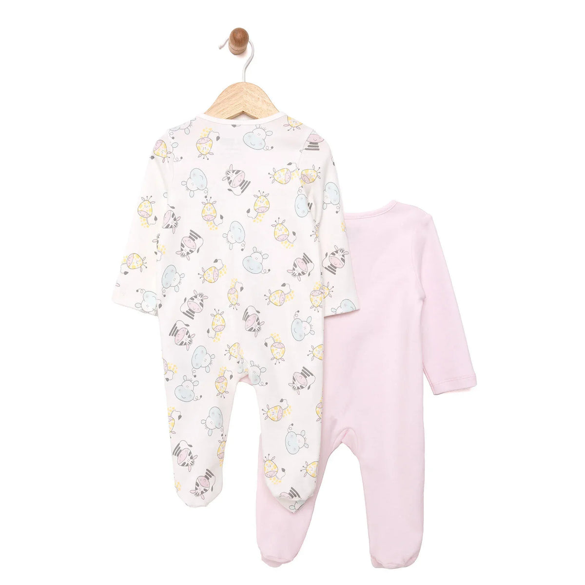 HelloBaby Long Sleeve Baby Sleepsuit with Feet (Newborn to 9 Months)
