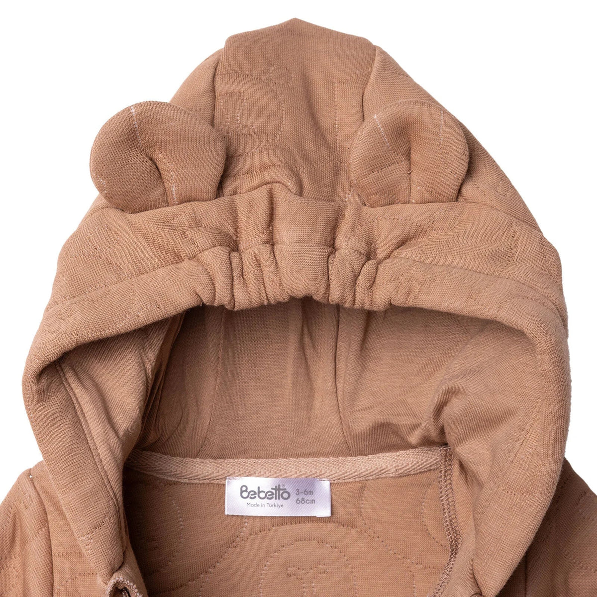 Bebetto Quilted Long Sleeve Footless Baby Sleepsuit (1-3 Months to 12 Months)