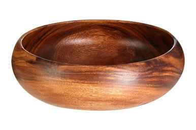 Kora Acacia Large Round Salad Bowl