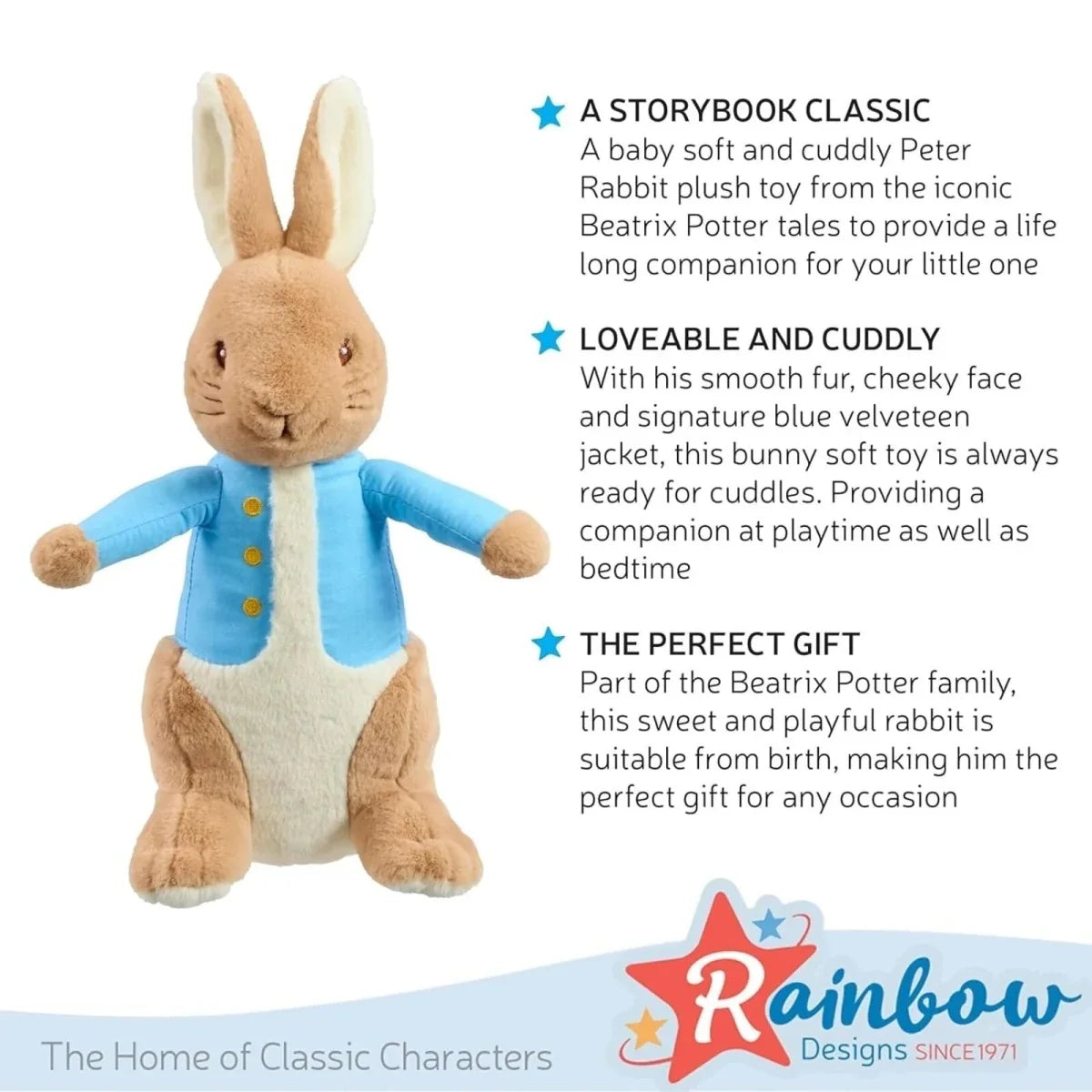 Peter Rabbit Large Soft Toy 24cm