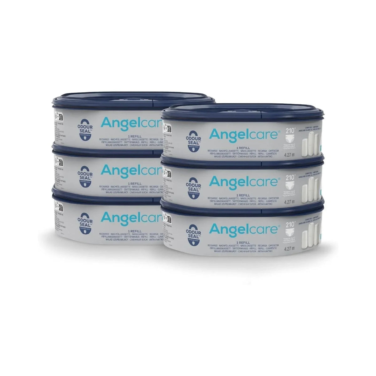 Angelcare Octagonal Classix XL Refill Pack of 6