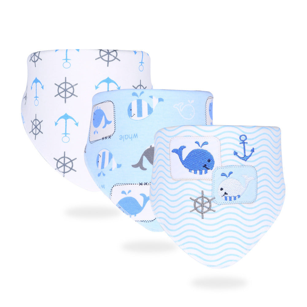 Babaro Cotton Baby Bib Towel - Absorbent Drool Cloth for Feeding