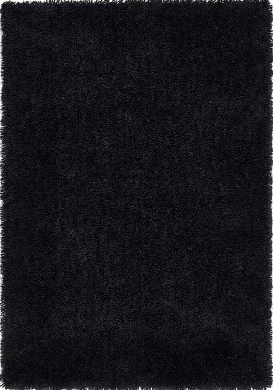 Chicago Black Shaggy Rug