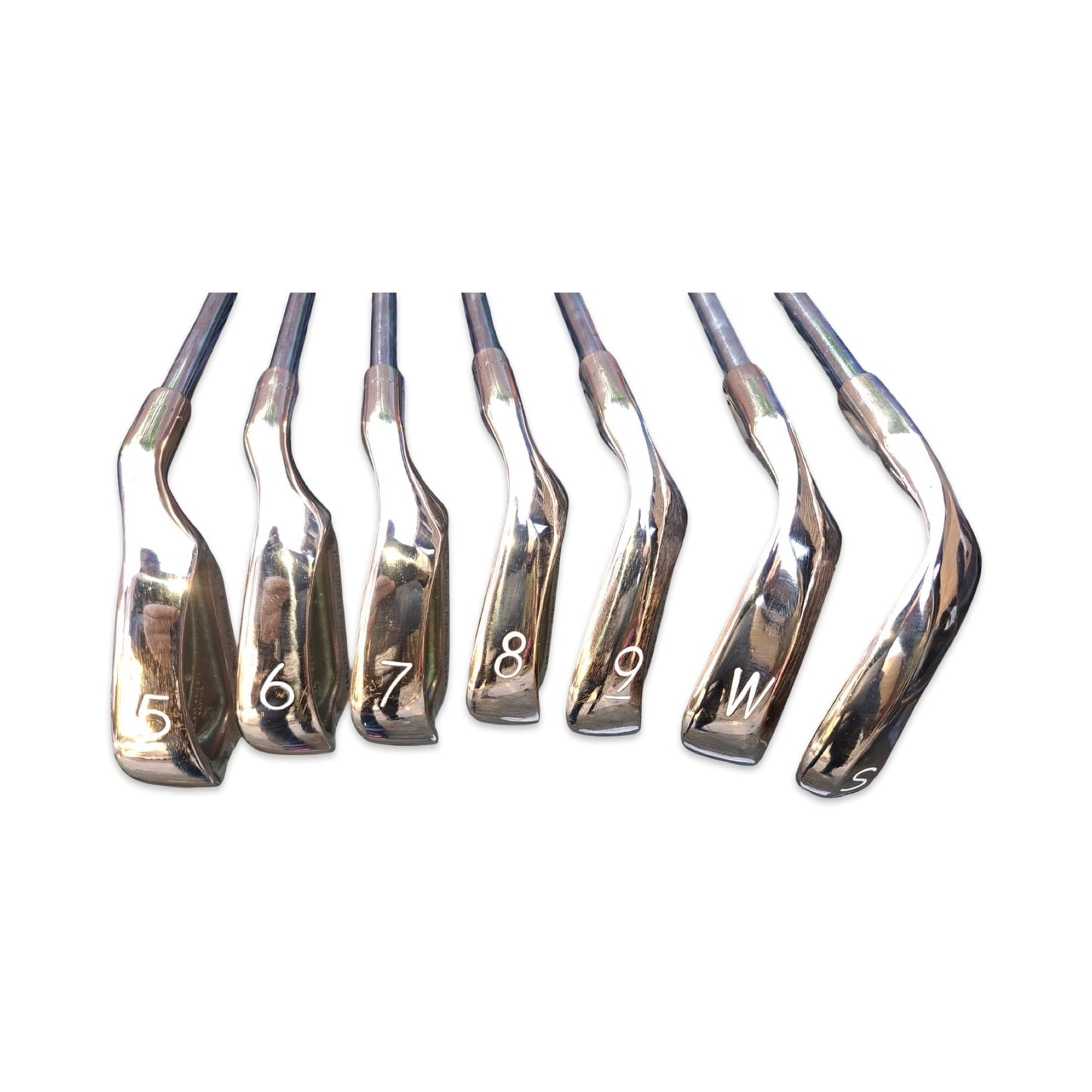 Ping Eye2 Iron Set 5-PW & SW Beryllium Green Dot Regular Flex Steel Shaft - RH Free P&P