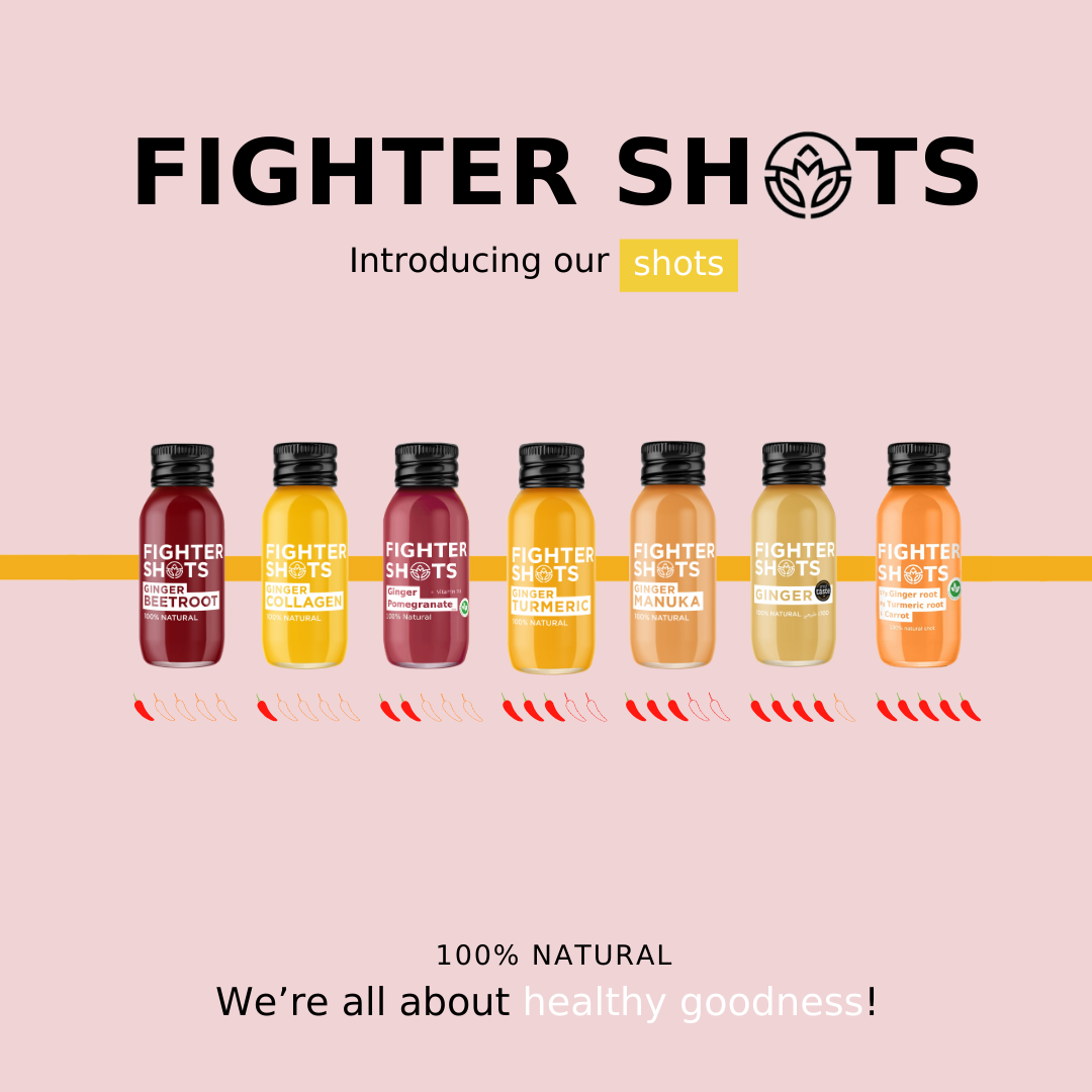 Fighter Shots Ginger + Pomegranate Shot + Vitamin D