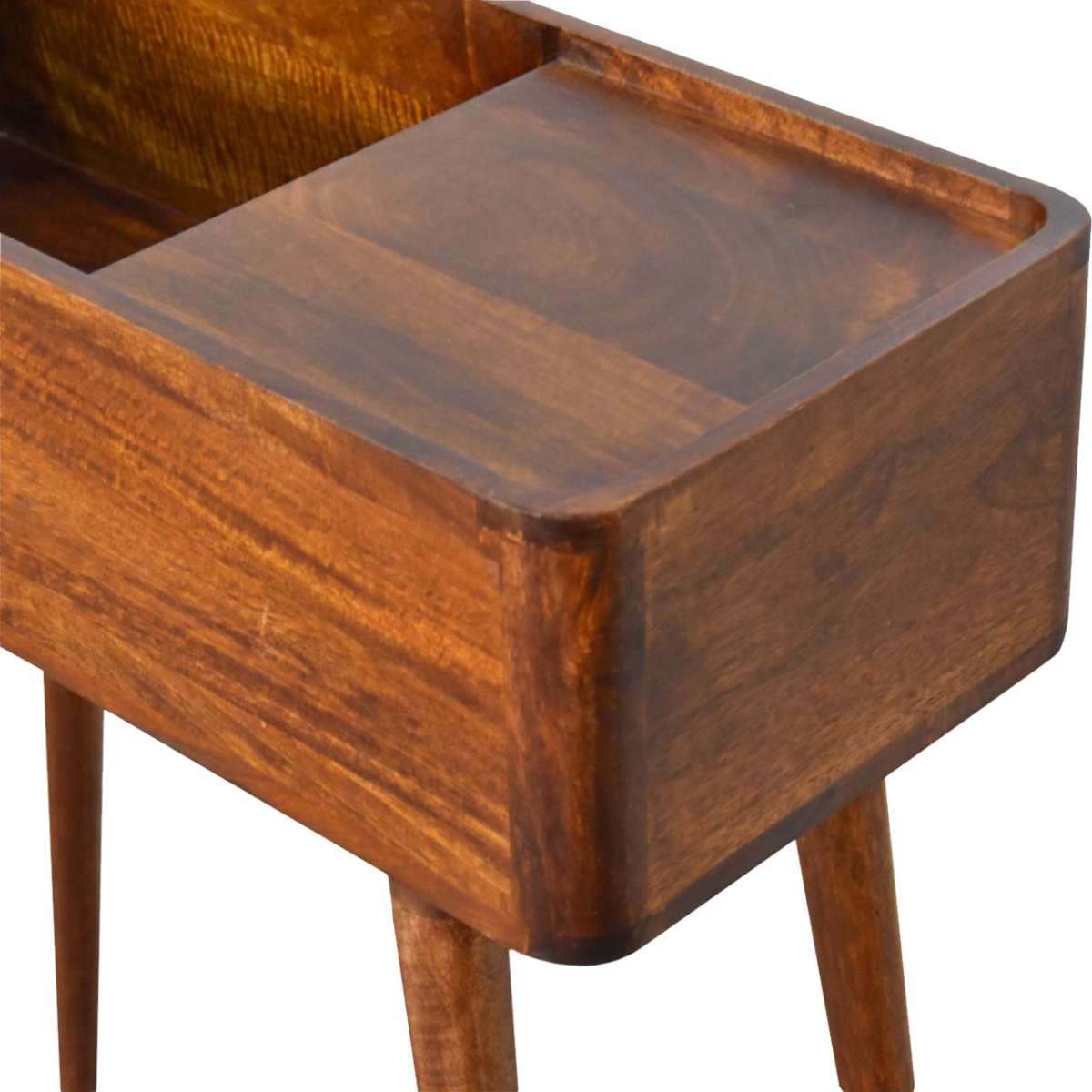 Artisan Furniture Solid Wood Open-top Chestnut Console