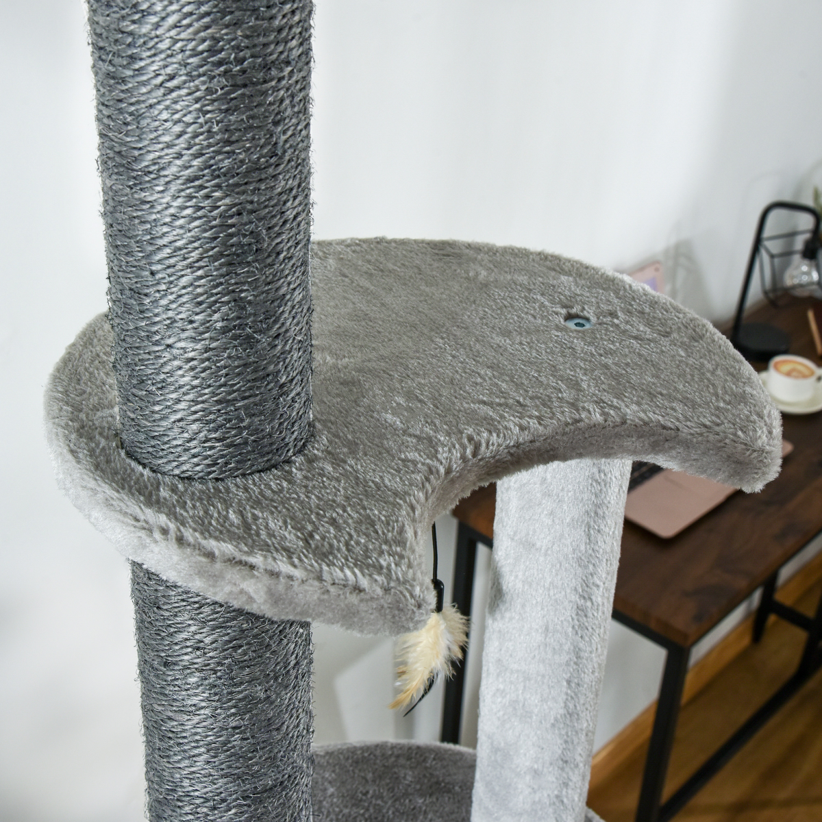 Huge Cat Tree Floor to Ceiling Kitten Climbing  Activity Center Multi-level