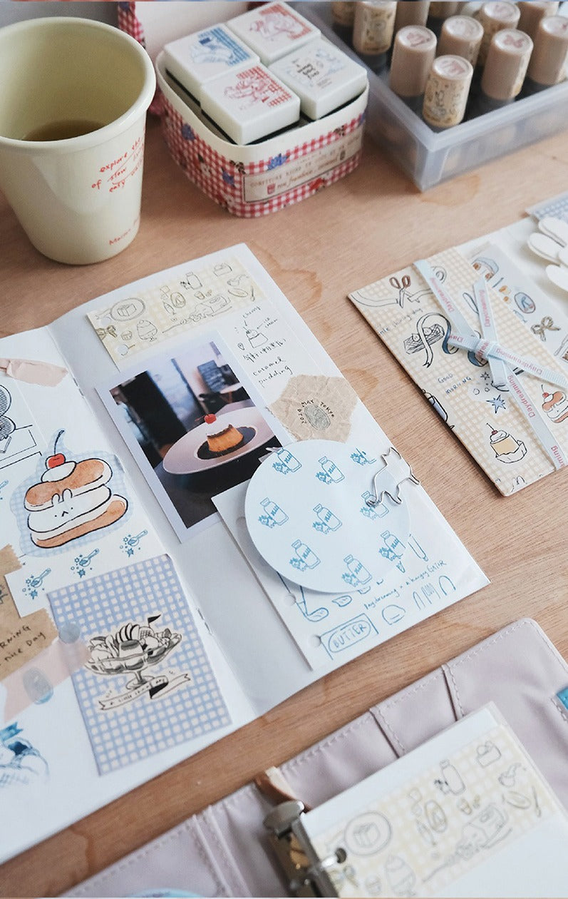 A Gator Life | Cream Bunny Journal Material Pack