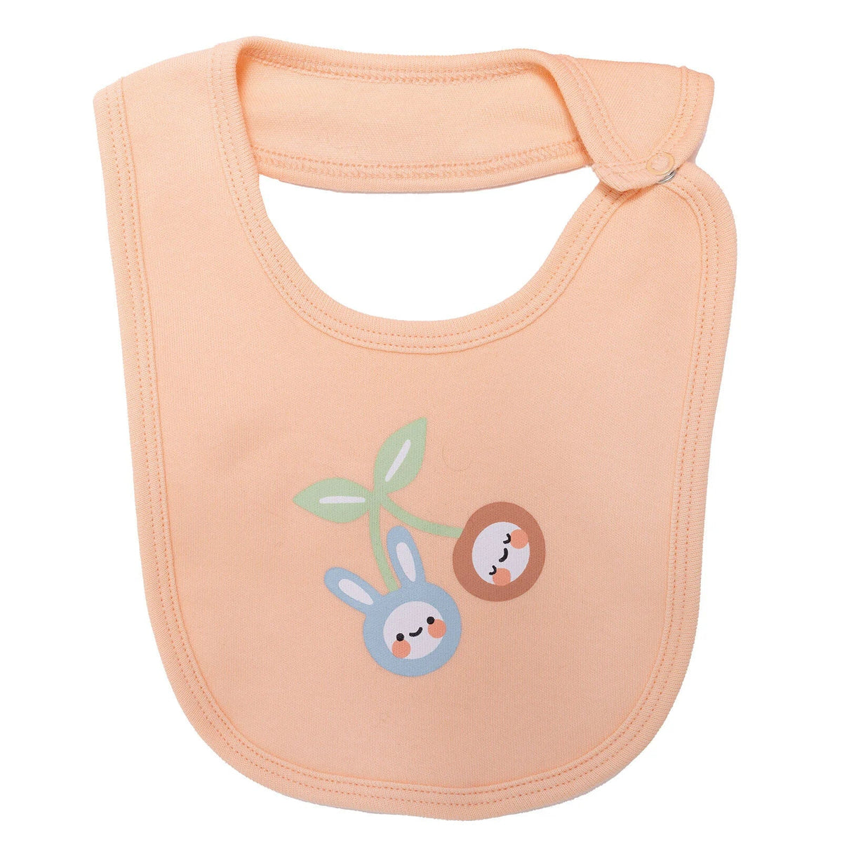 HelloBaby 5 Piece Cherry Print Envelope Neck Baby Hospital Bag Set (Newborn)