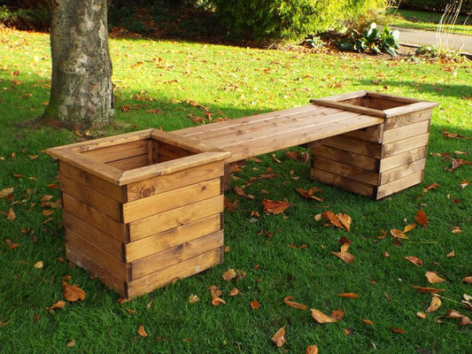 Charles Taylor Trading Planter Bench  Brown