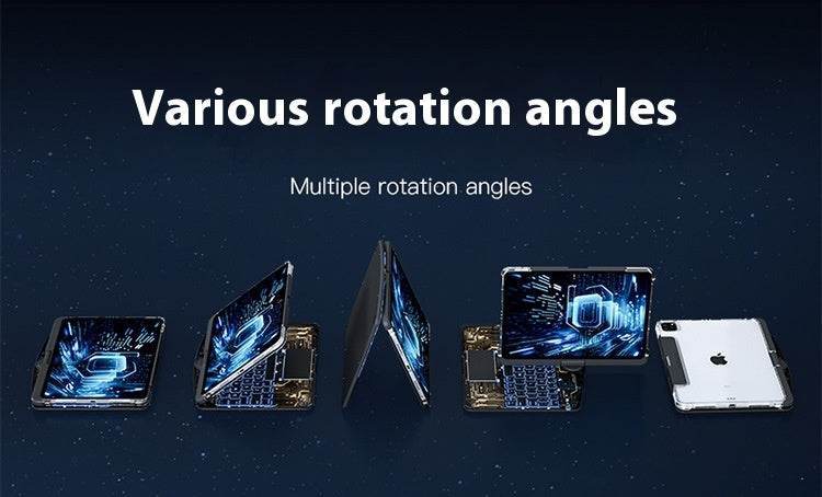 360 Swivel Keyboard Clear Case