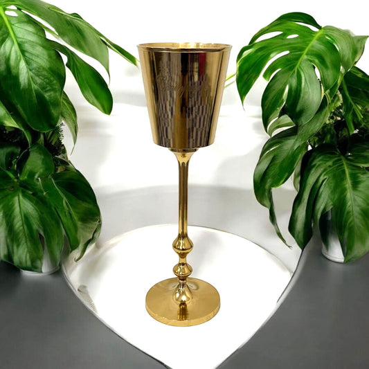 79cm GOLD FLOOR STANDING CHAMPAGNE BUCKET