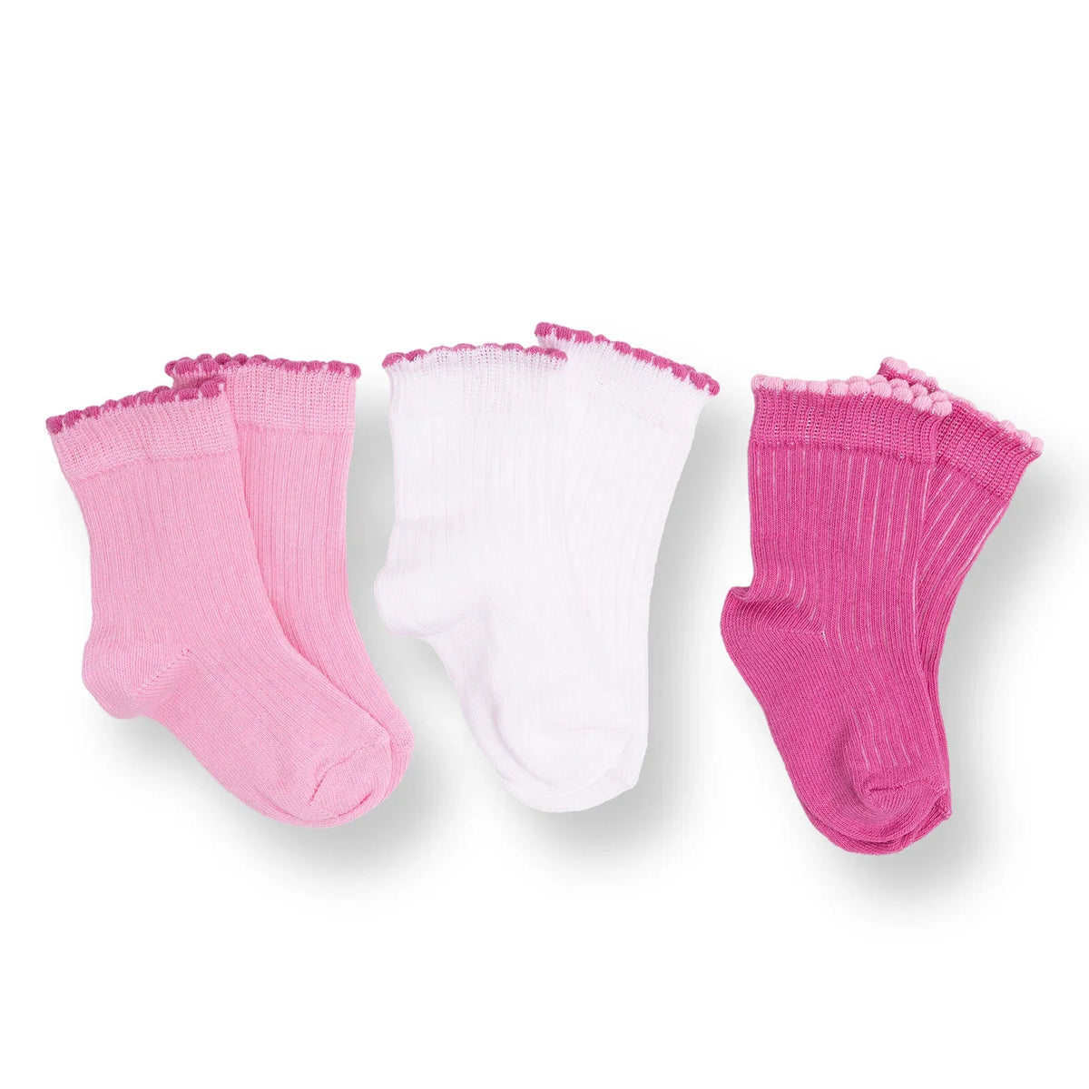 HelloBaby 3 Pack Ankle Baby Socks (Newborn to 4-5 Years)