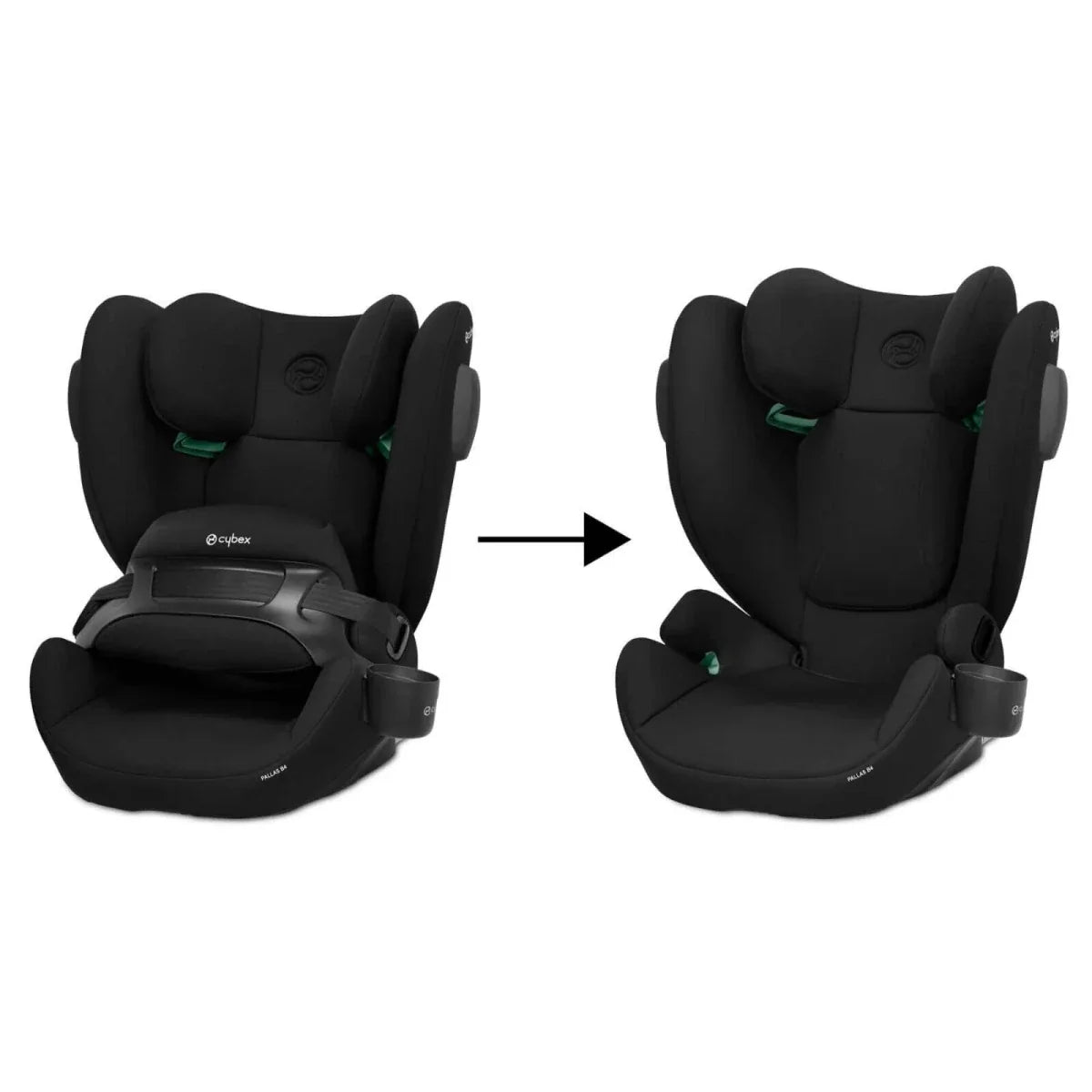 Cybex Pallas B4 i-Size Group 1/2/3 Car Seat (9 Months to 12 Years) - Pure Black