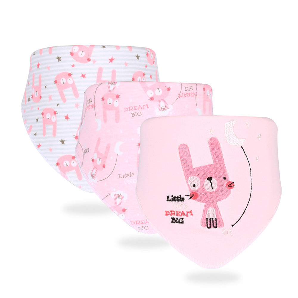 Babaro Cotton Baby Bib Towel - Absorbent Drool Cloth for Feeding