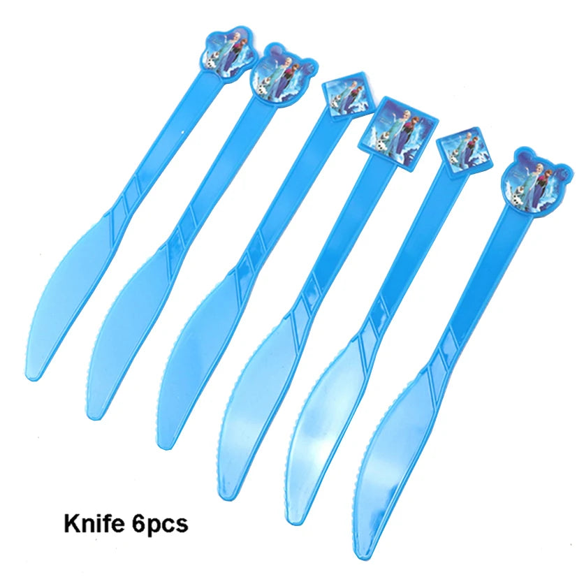 Frozen Anna Elsa Party Supplies – Disposable Plates Cups Napkins Balloons