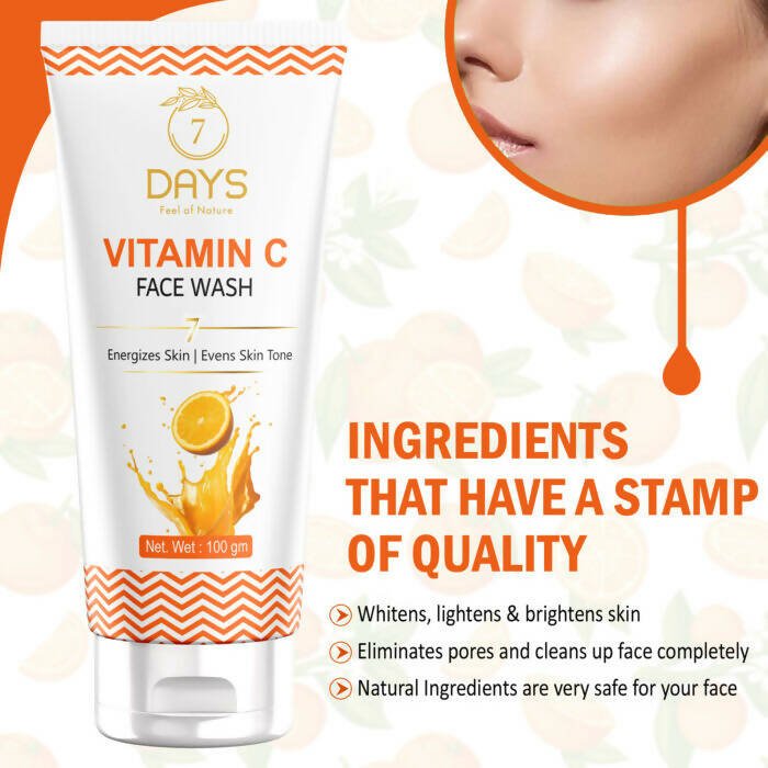 7 Days Vitamin C Face Wash with Turmeric
