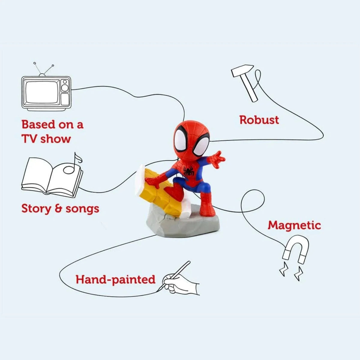 Tonies Spider Man Spidey & His Amazing Friends Audio Play - Spidey