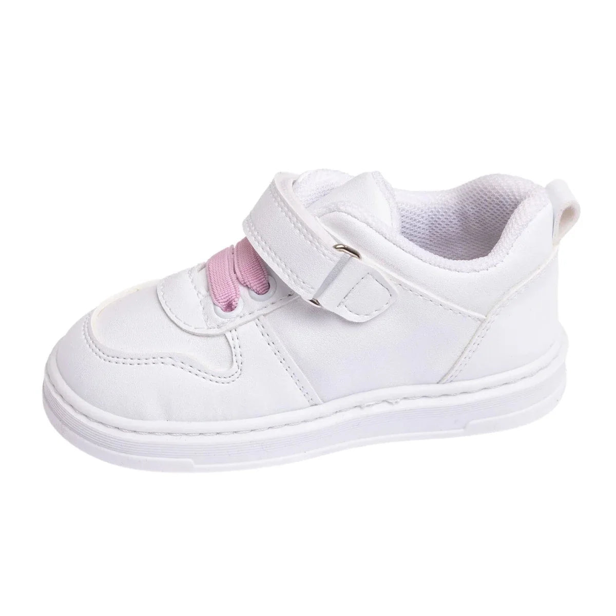 HelloBaby Touch-Fastening Faux Leather Baby Trainers