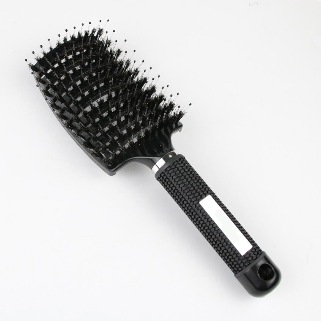 Detangling hair brush