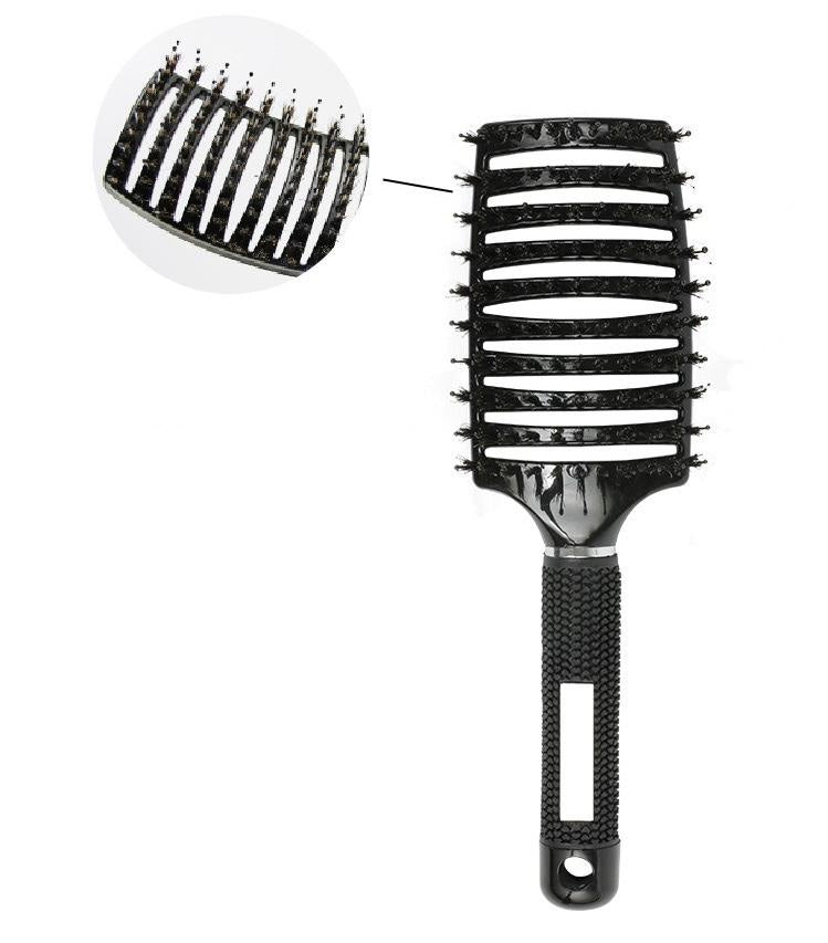 Detangling hair brush